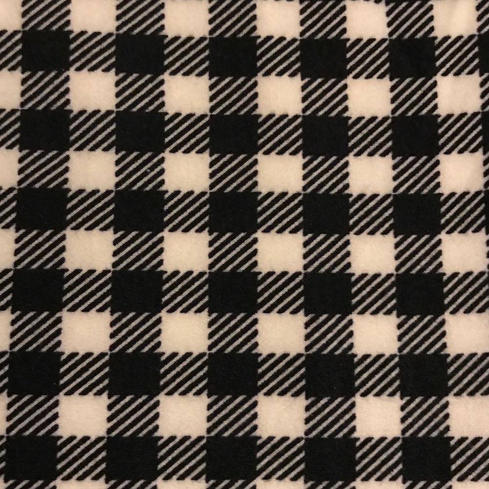 Leggings Black White Check One Size Buttery Soft - Picture 2 of 2